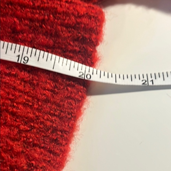 MM by My Michelle Sweater - Stunning Red Wrap Sweater for Women Sz XL - Picture 10 of 10